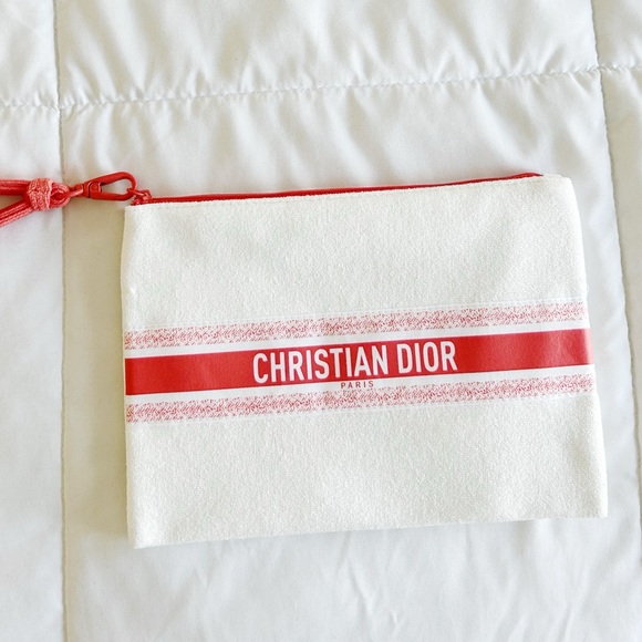 ❤️Christian Dior Terry Cloth Pouch❤️ - Picture 1 of 4
